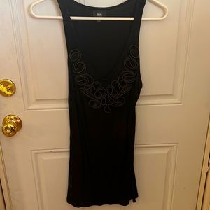 Medium, Black tank. Mossimo Brand.  Great for layering.